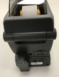 زبرا ZD410 با پایه باتری